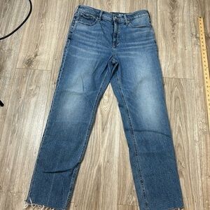 J. Crew full length straight classic raw hem size 31T